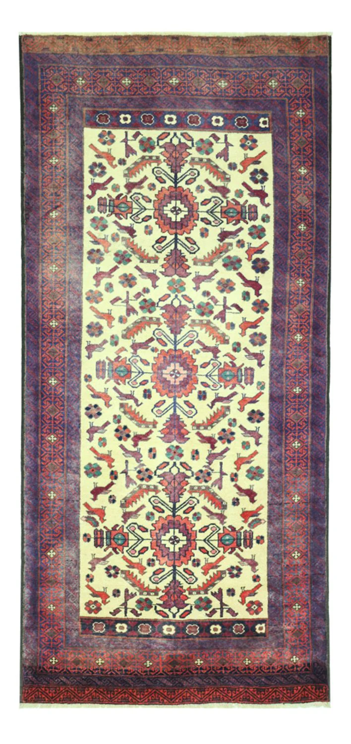 Belutsch Teppich 212x97cm - Orientteppich