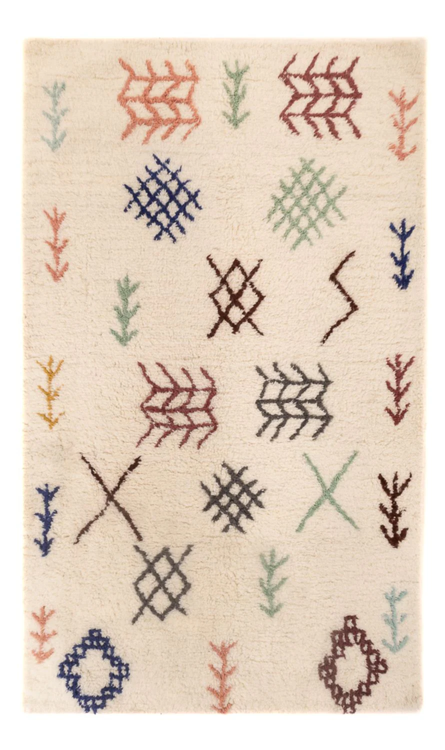 Berber Teppich 255x150cm - Wollteppich