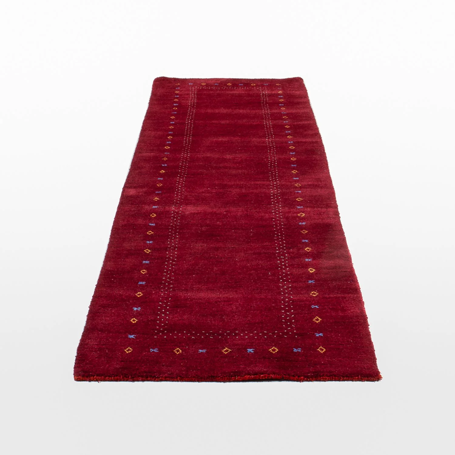 Läufer Gabbeh - Indus - 300 x 80 cm - rot - Image 5