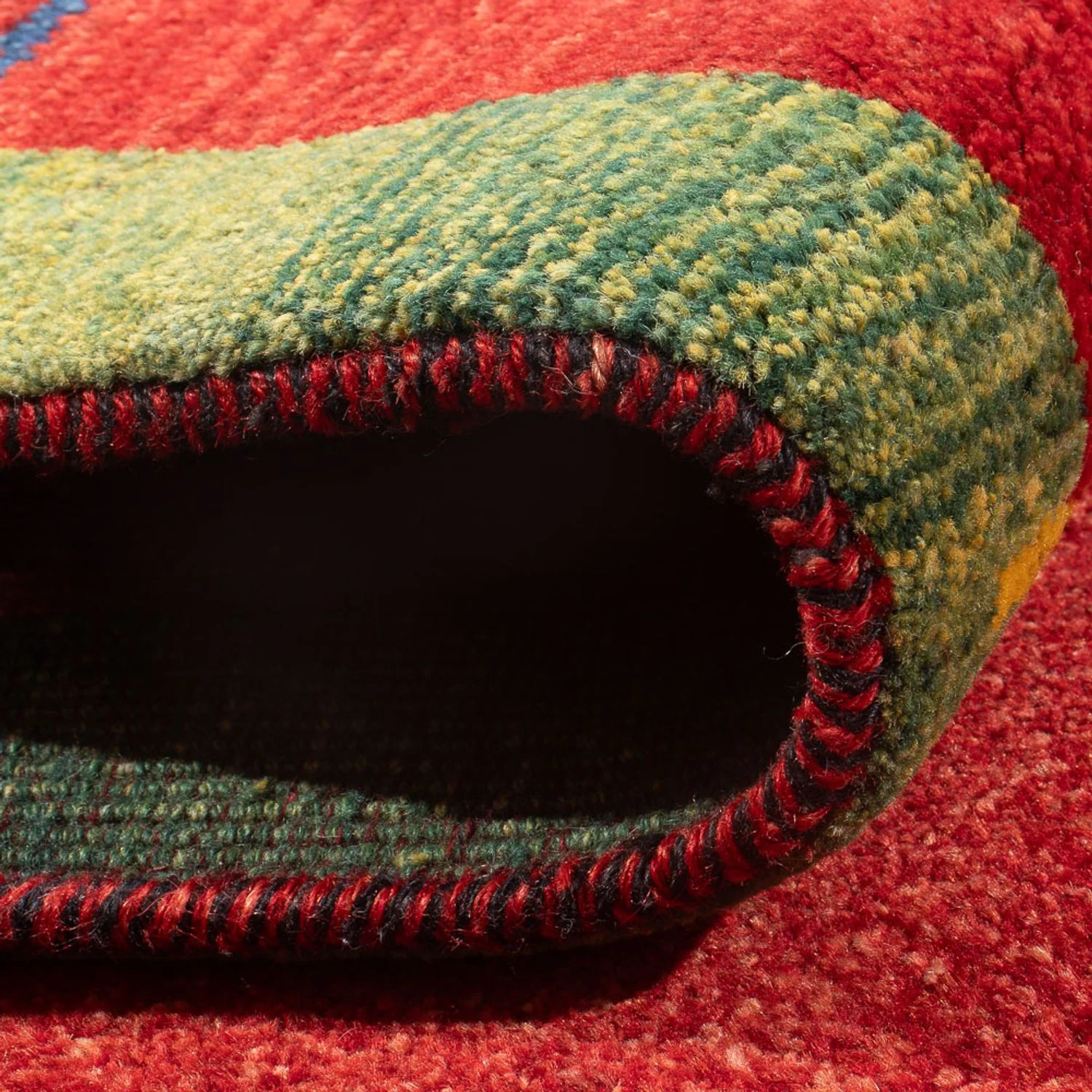 Gabbeh Persisch Teppich 182x70cm - Perserteppich Wollteppich - Image 4