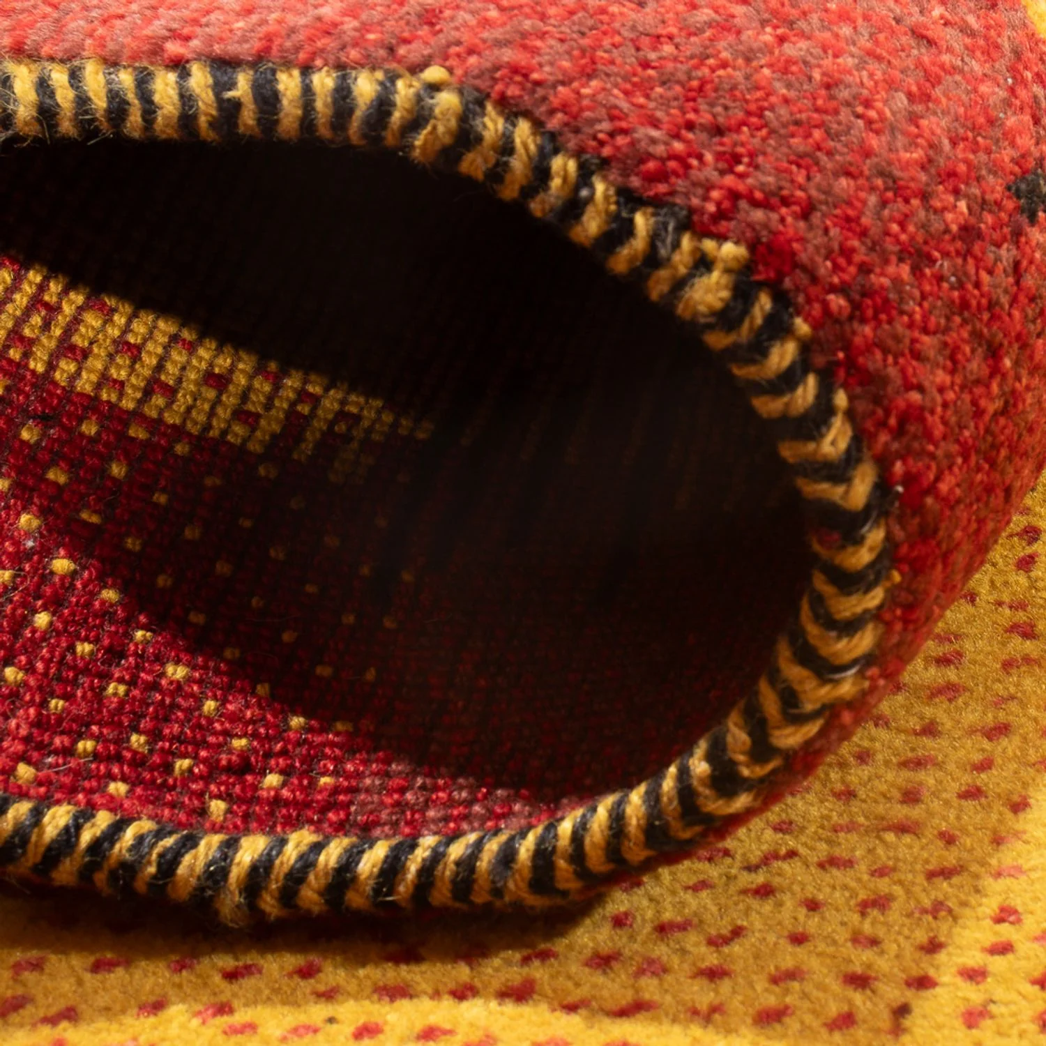 Gabbeh Persisch Teppich 188x88cm - Perserteppich Wollteppich - Image 4