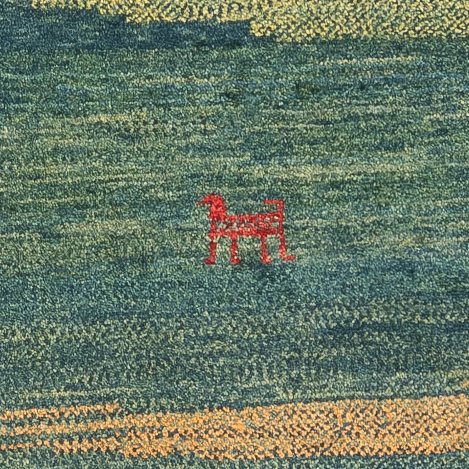 Gabbeh Persisch Teppich 195x87cm - Perserteppich Wollteppich - Image 2