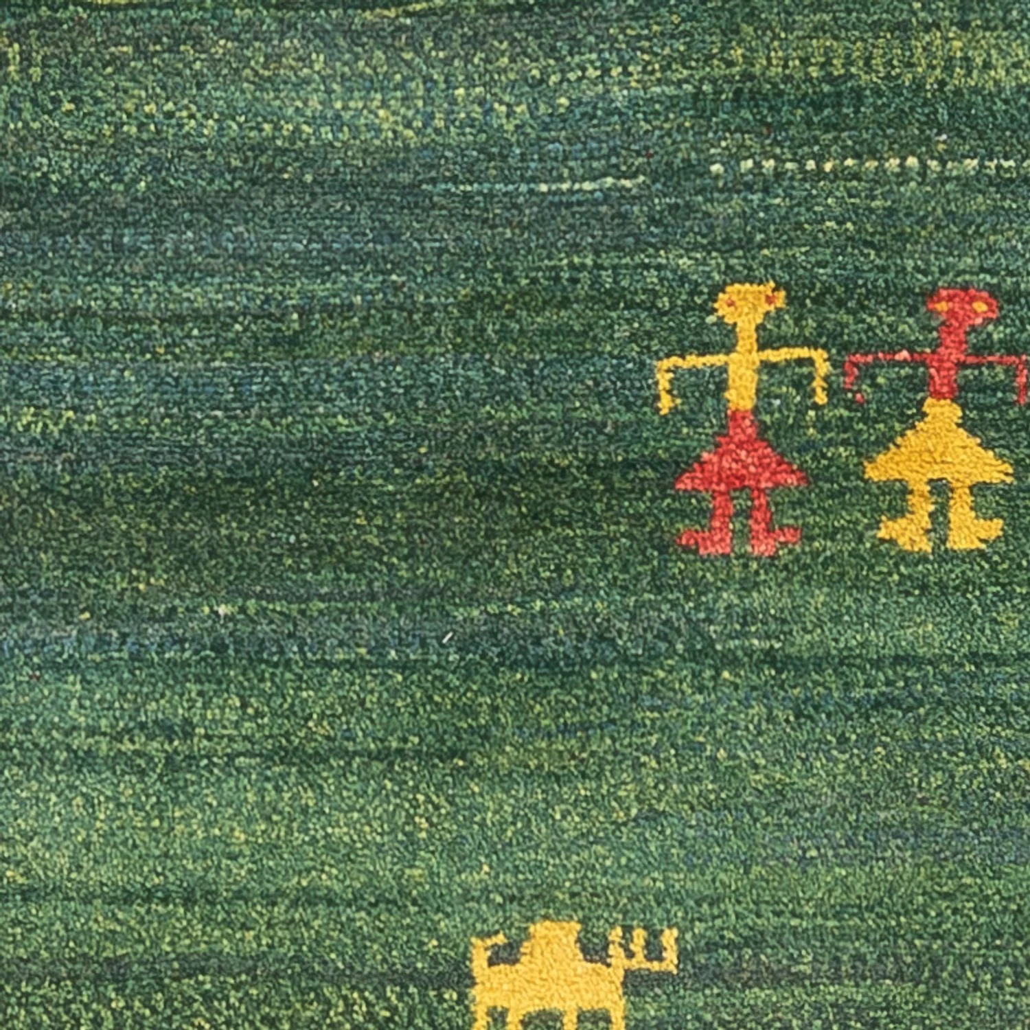 Läufer Gabbeh - Perser - 202 x 78 cm - grün - Image 2
