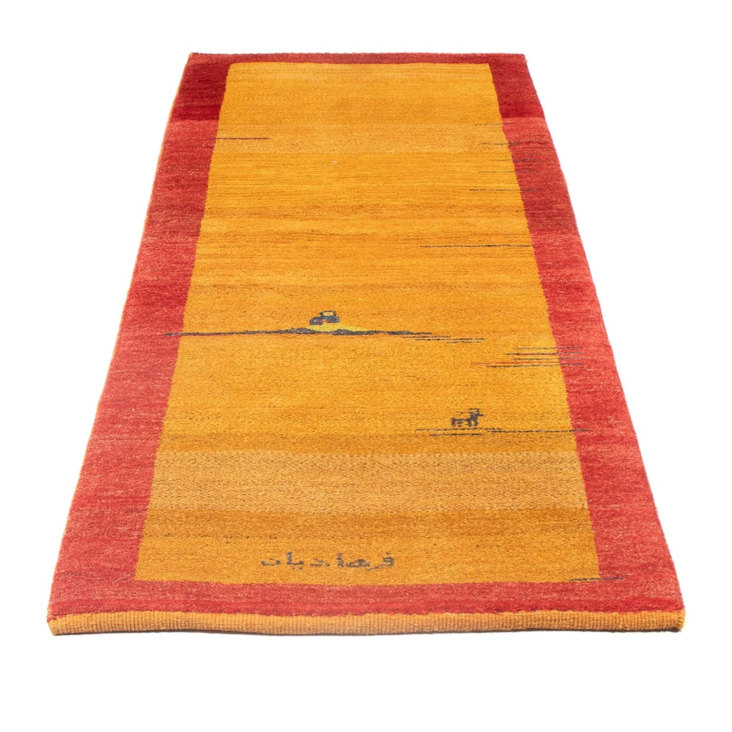 Gabbeh Persisch Teppich 215x70cm - Perserteppich Wollteppich - Image 5