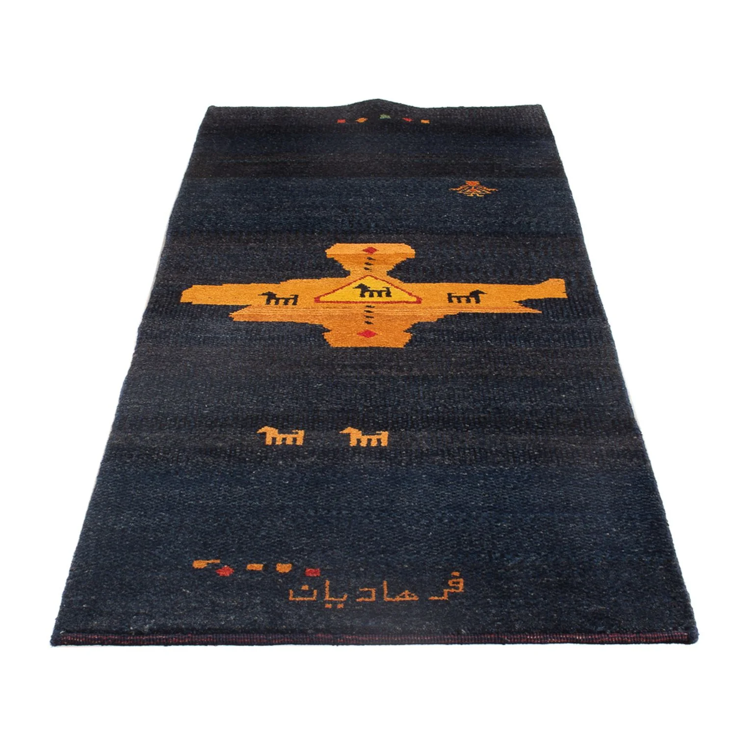 Gabbeh Persisch Teppich 217x79cm - Perserteppich Wollteppich - Image 5