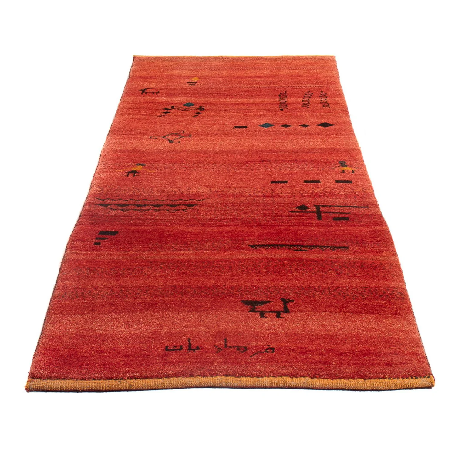 Gabbeh Persisch Teppich 225x83cm - Perserteppich Wollteppich - Image 5