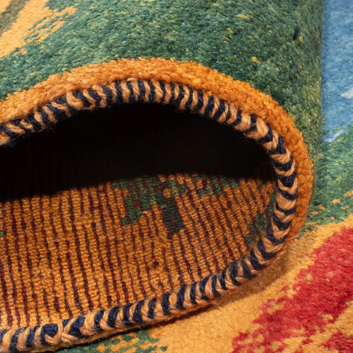 Gabbeh Persisch Teppich 242x78cm - Perserteppich Wollteppich - Image 4