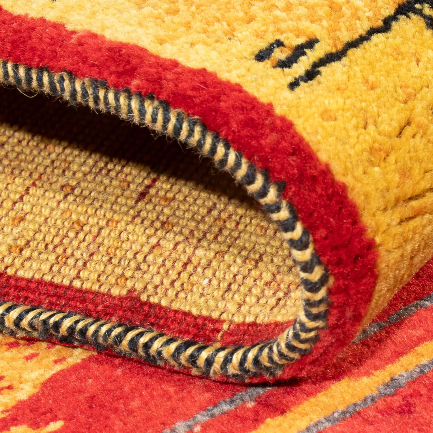 Gabbeh Persisch Teppich 288x84cm - Perserteppich Wollteppich - Image 4