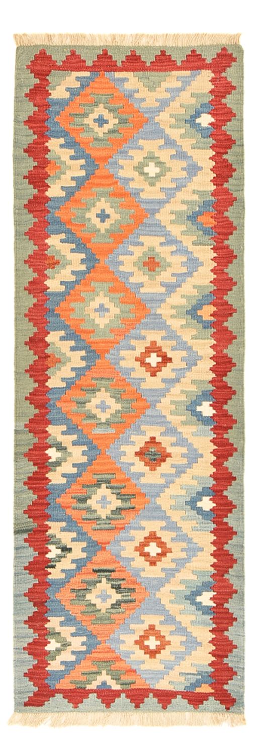 Läufer Kelim - Oriental - 194 x 66 cm - mehrfarbig