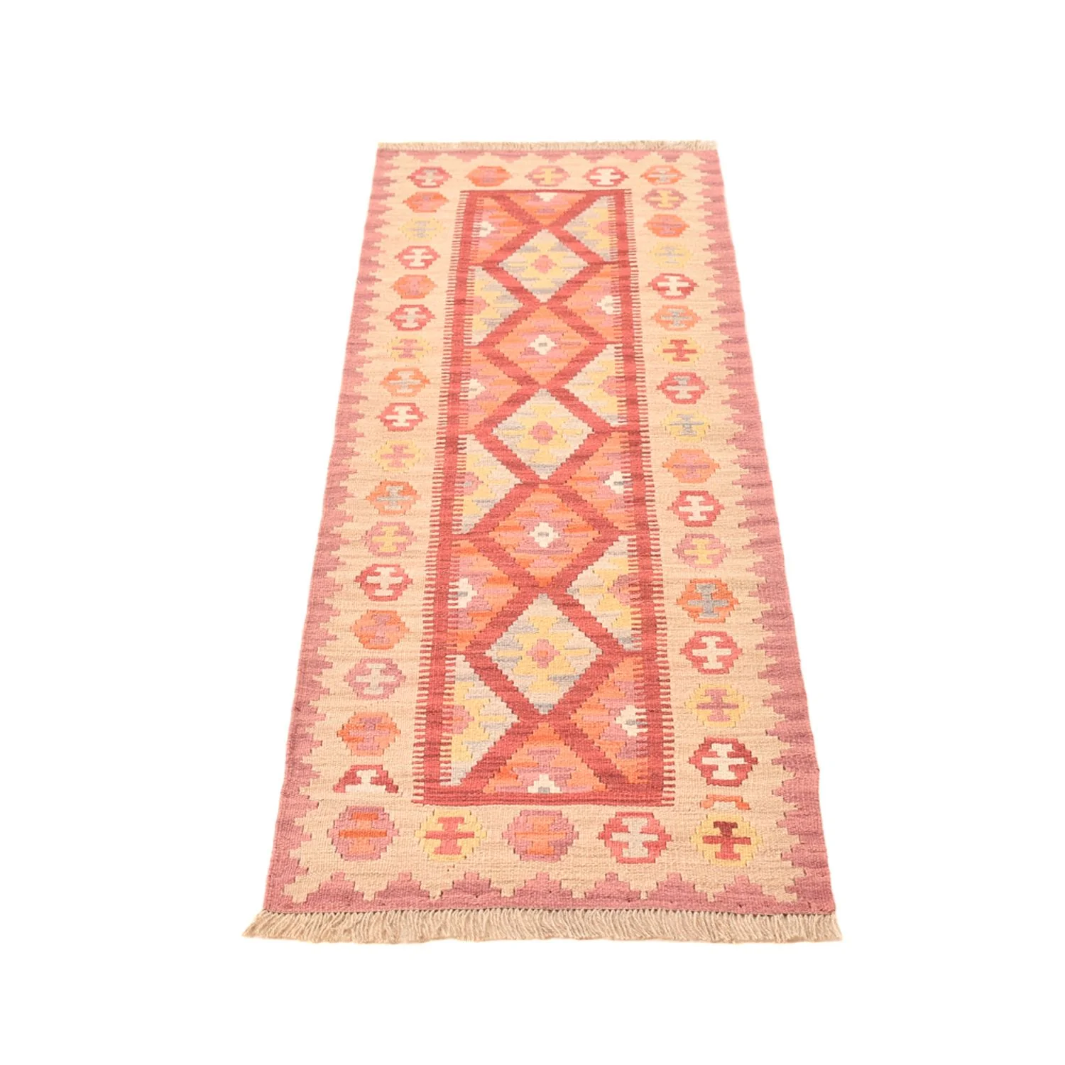 Läufer Kelim - Oriental - 195 x 59 cm - mehrfarbig - Image 5