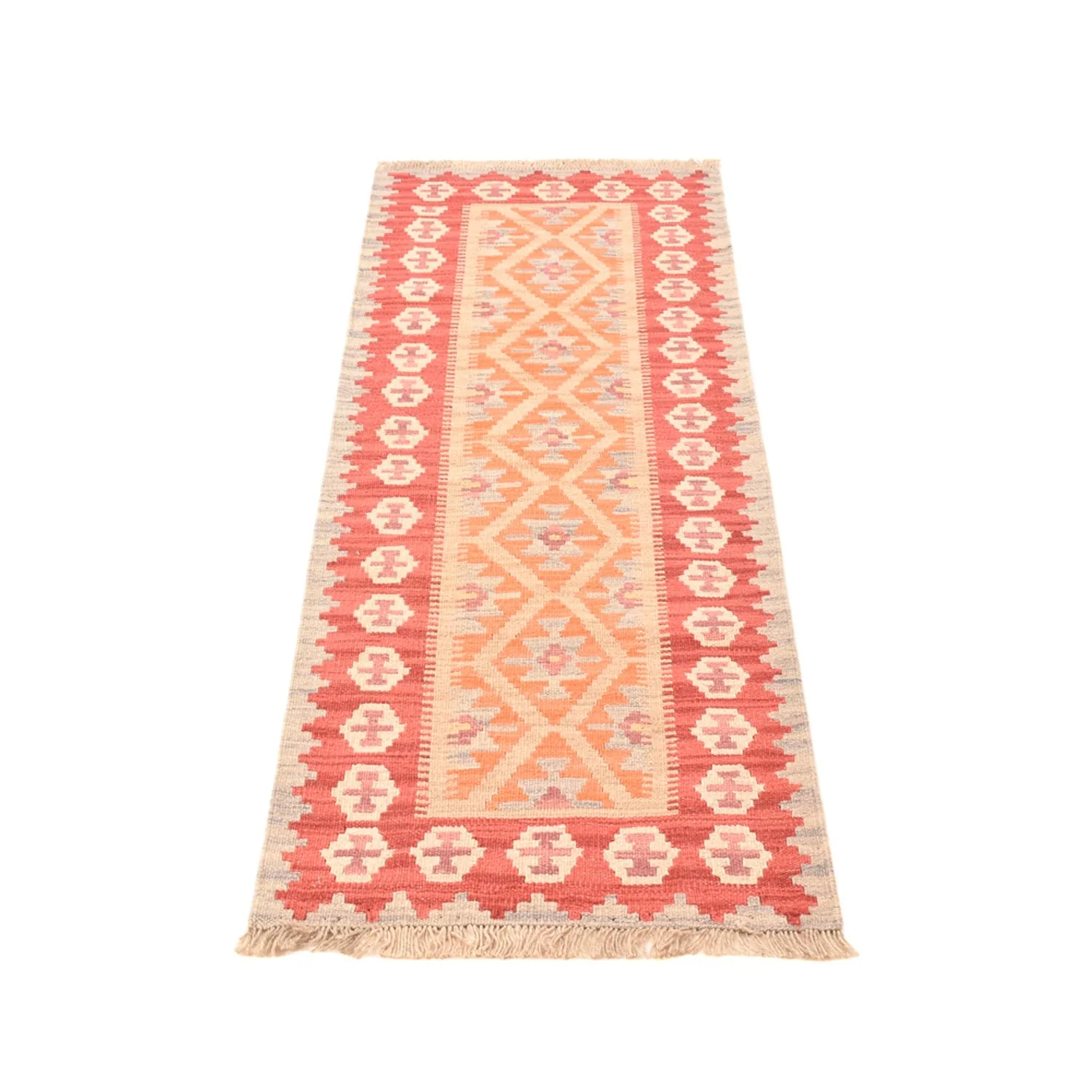 Läufer Kelim - Oriental - 198 x 63 cm - mehrfarbig - Image 5