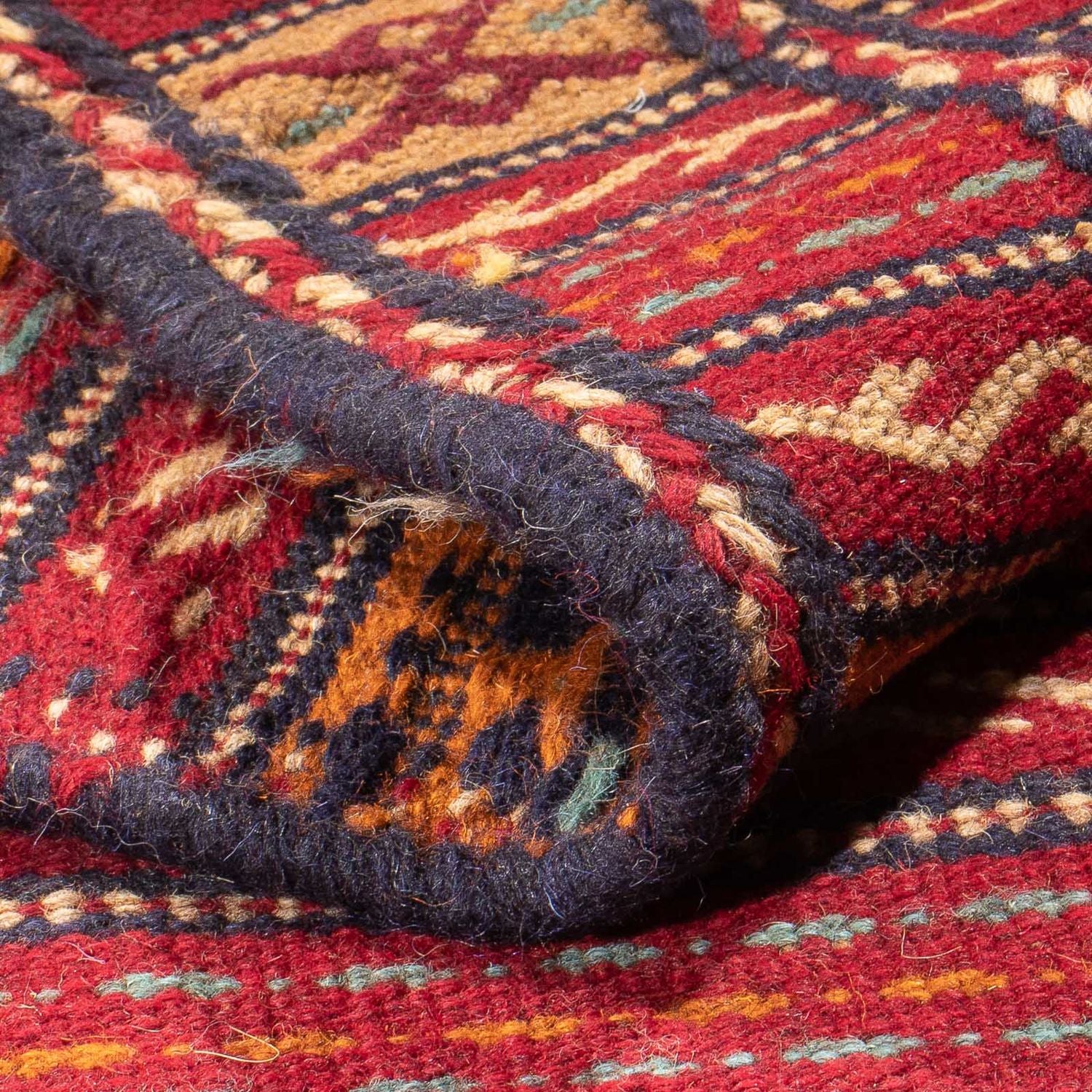 Läufer Kelim - Oriental - 200 x 70 cm - mehrfarbig - Image 4