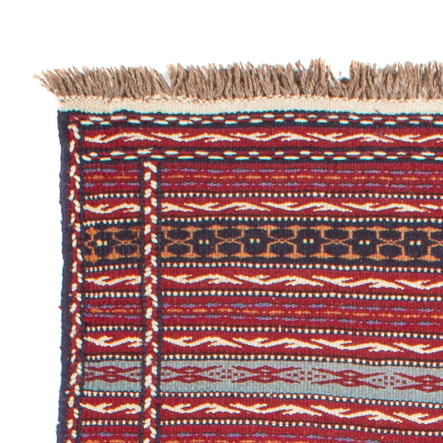 Kelim Senneh Teppich 200x70cm - Image 3