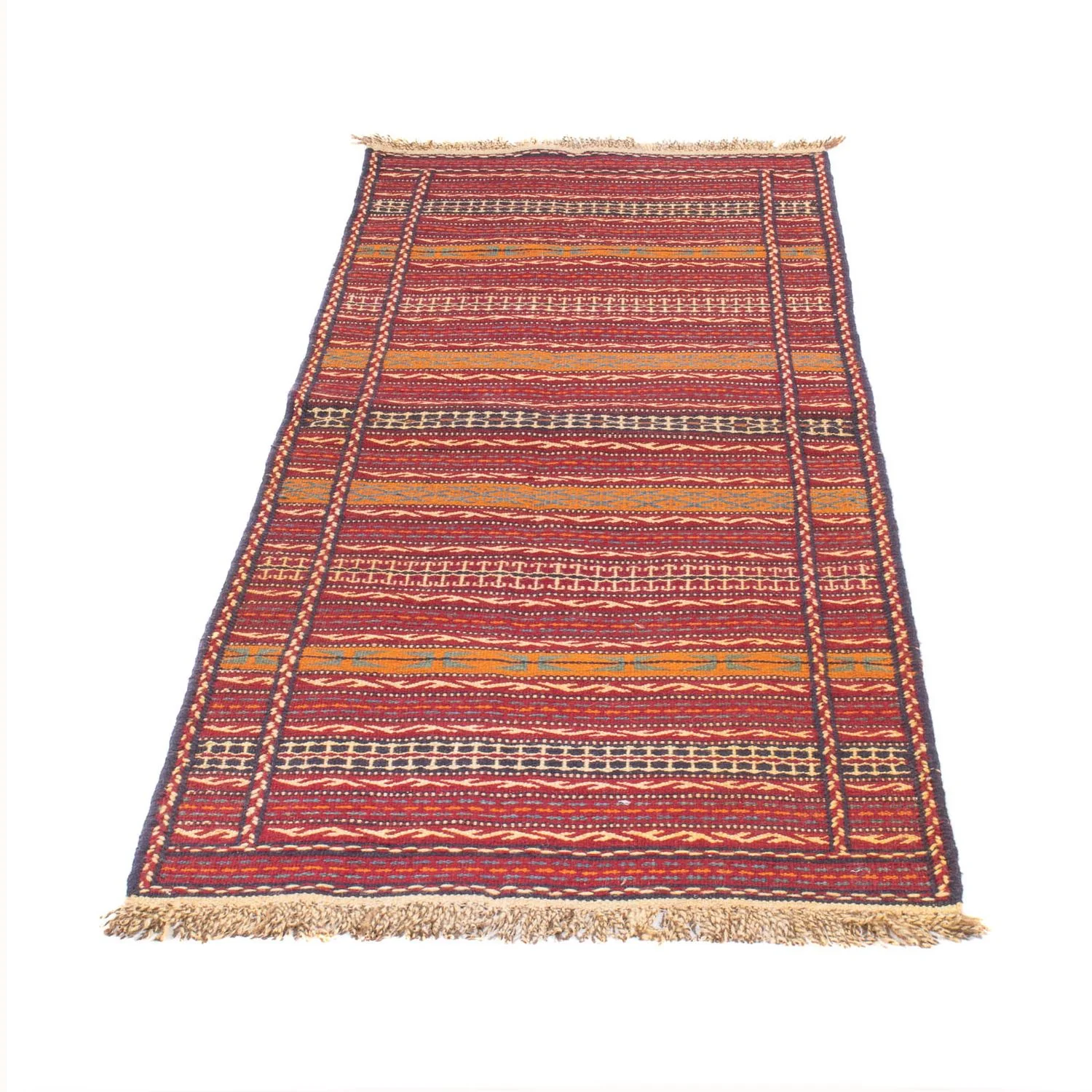 Läufer Kelim - Oriental - 200 x 70 cm - mehrfarbig - Image 5