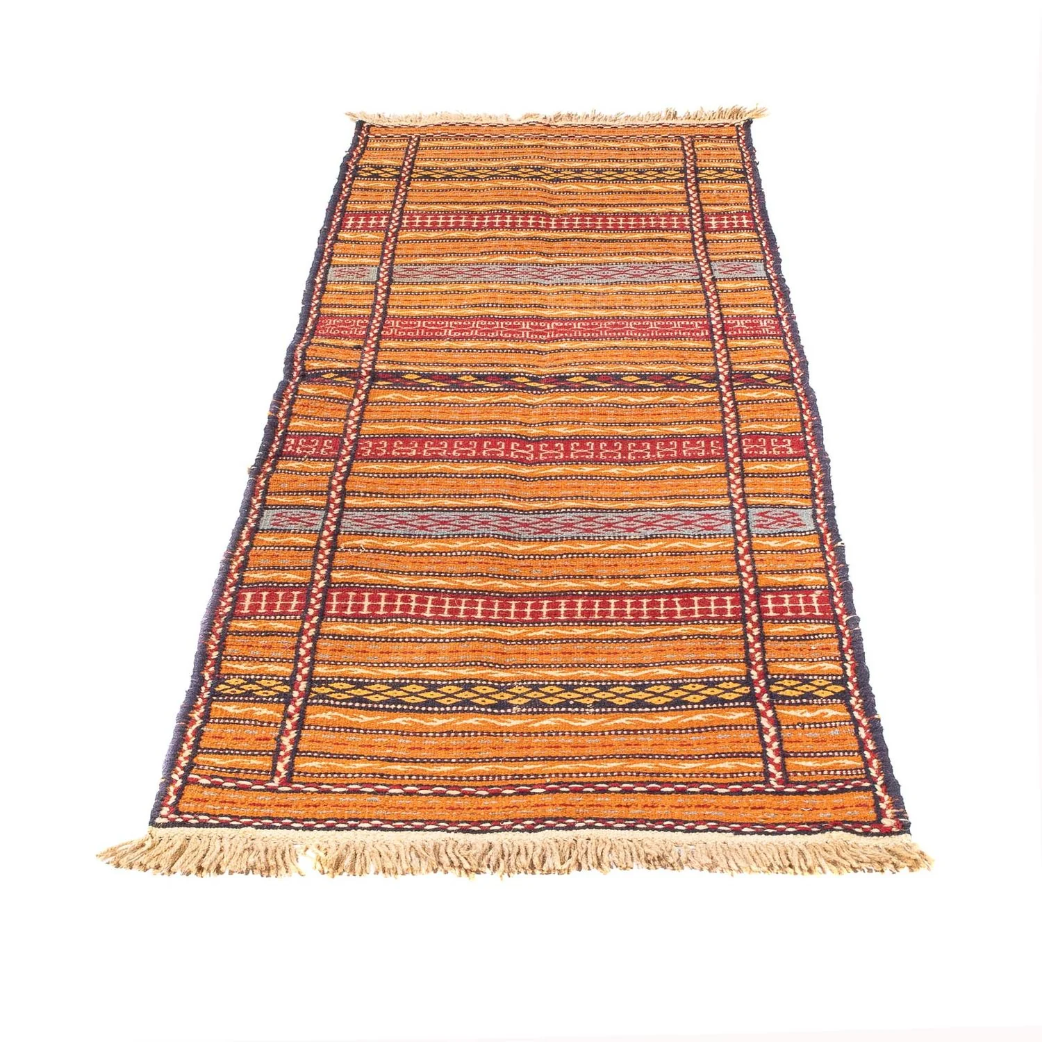 Kelim Senneh Teppich 200x70cm - Image 5