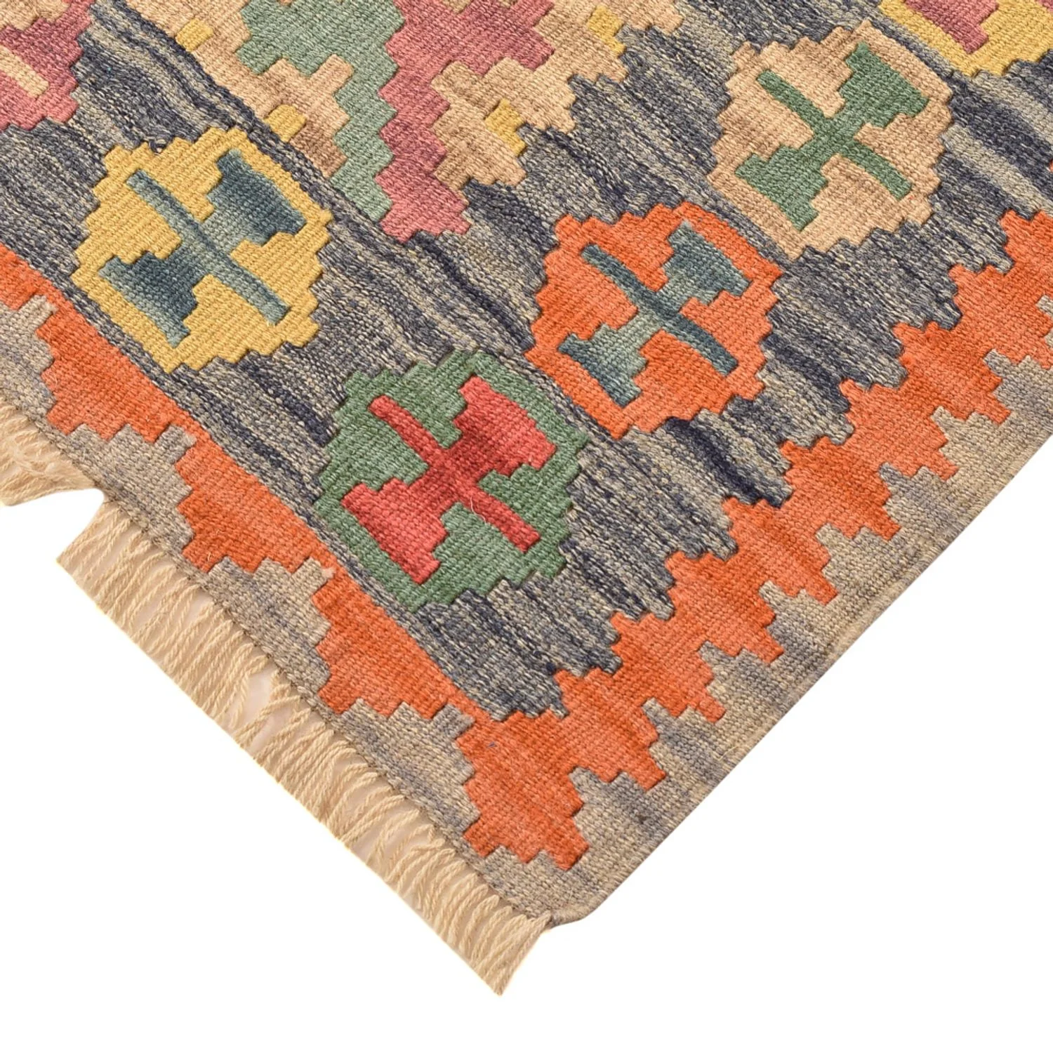 Kelim Fars Teppich 237x84cm - Image 2