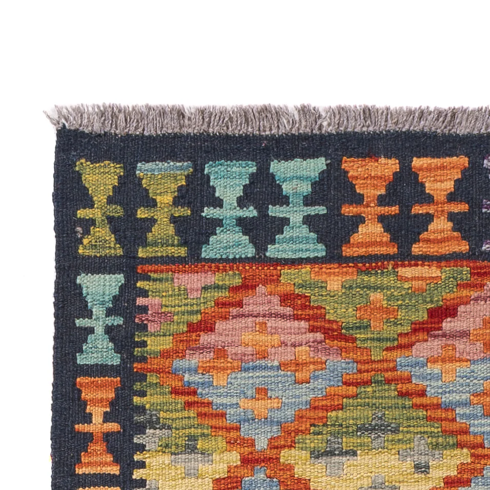 Kelim Maimene Teppich 204x80cm - Image 3