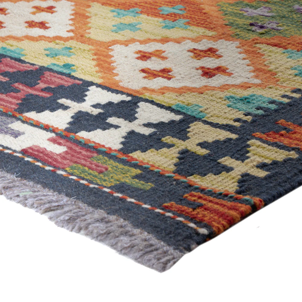 Kelim Maimene Teppich 217x60cm - Image 4