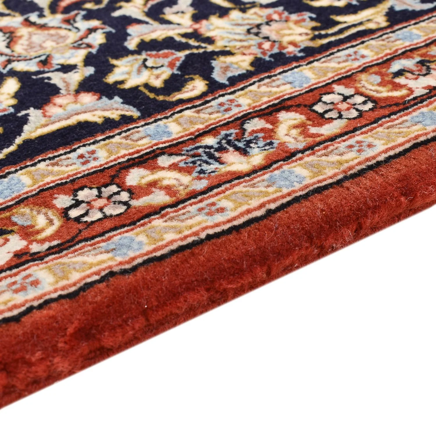 Läufer Perser - Ghom - Royal - 155 x 55 cm - dunkelblau - Image 3