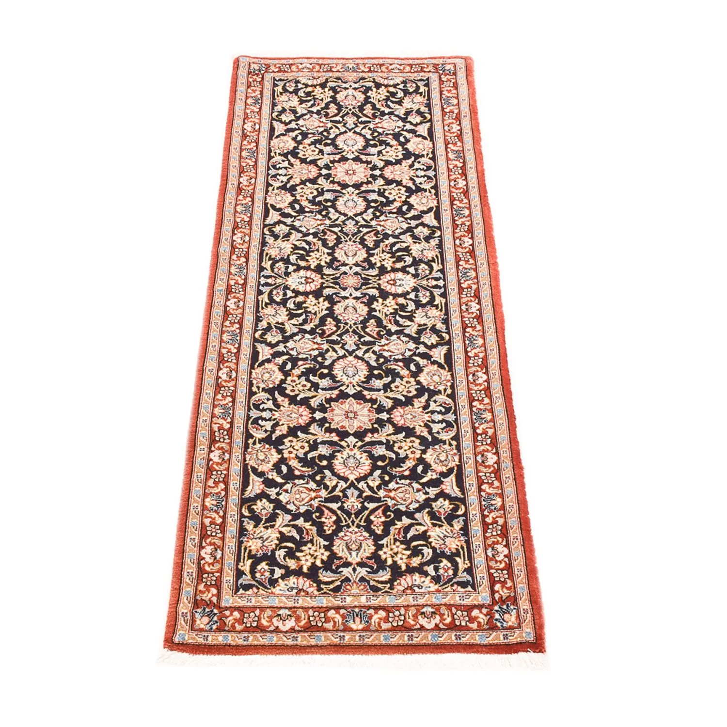 Läufer Perser - Ghom - Royal - 155 x 55 cm - dunkelblau - Image 5