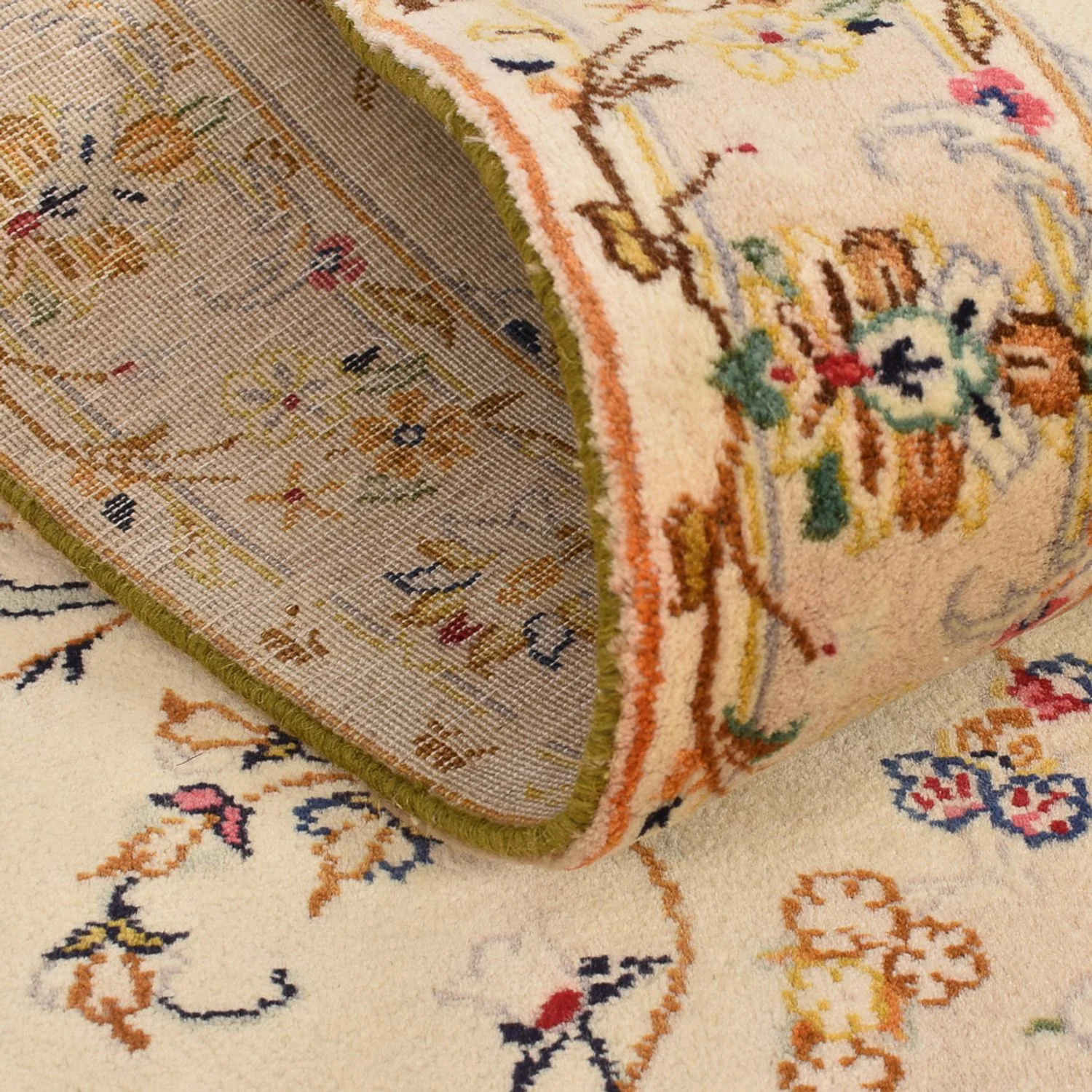 Läufer Perser - Keshan - 385 x 98 cm - beige - Image 4