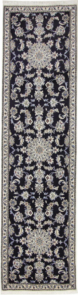 Läufer Perser - Nain - 296 x 77 cm - dunkelblau