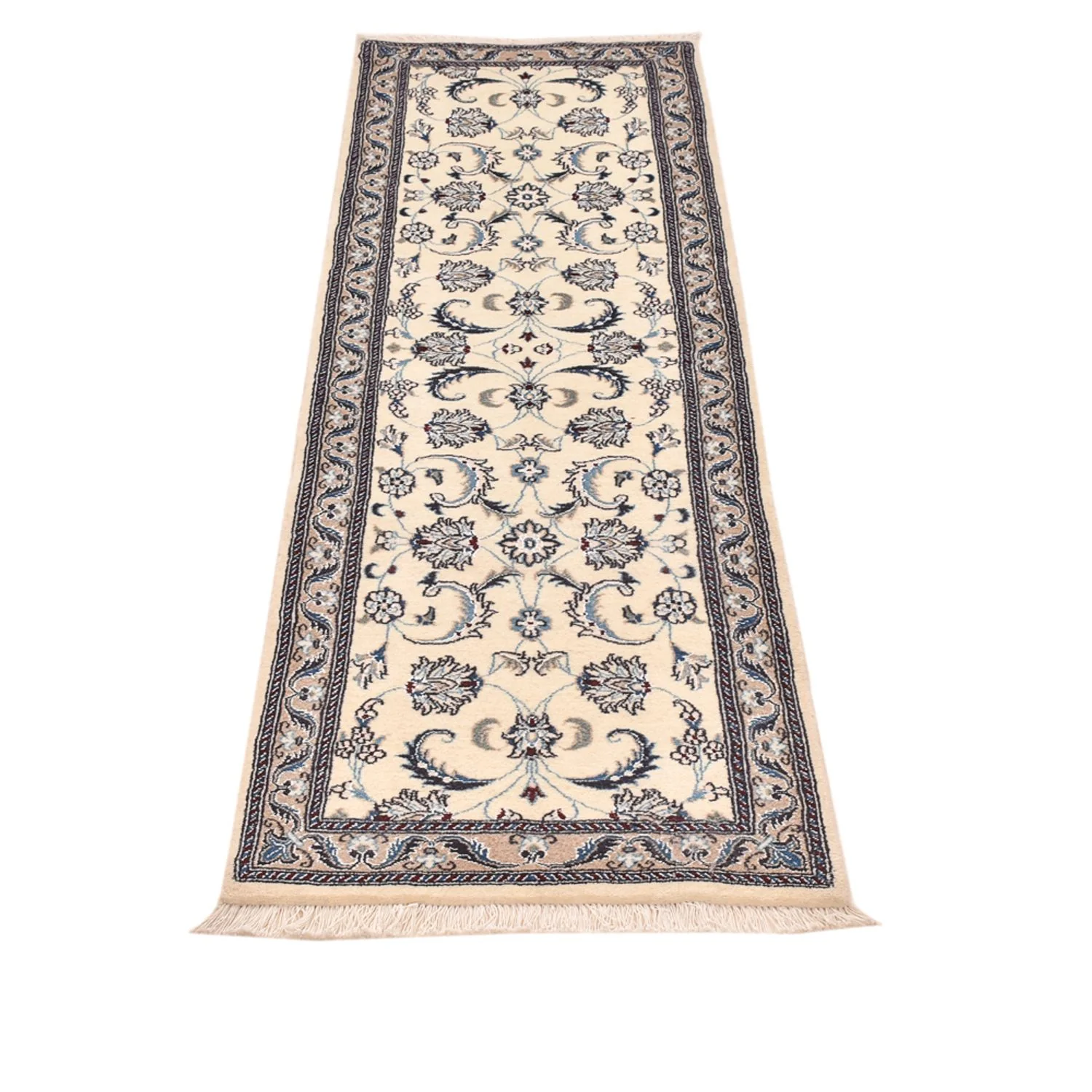 Läufer Perser - Nain - Royal - 202 x 58 cm - creme - Image 5