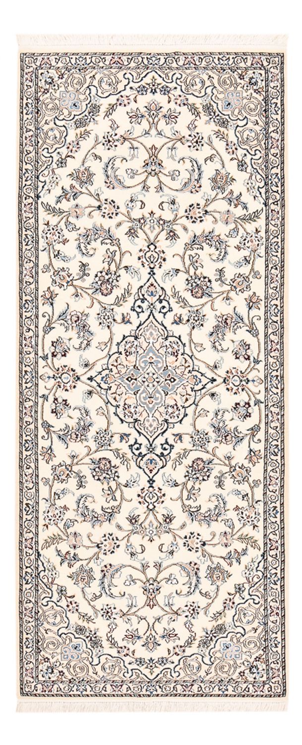 Läufer Perser - Nain - Royal - 220 x 91 cm - creme