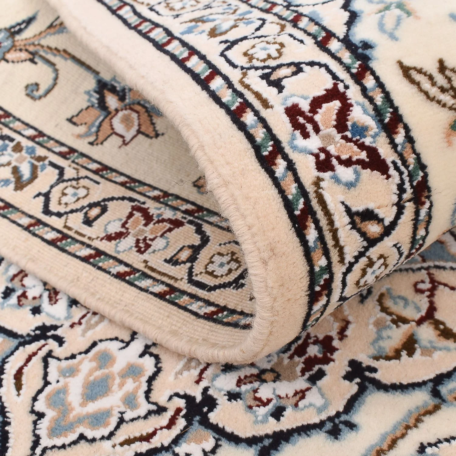 Läufer Perser - Nain - Royal - 220 x 91 cm - creme - Image 3