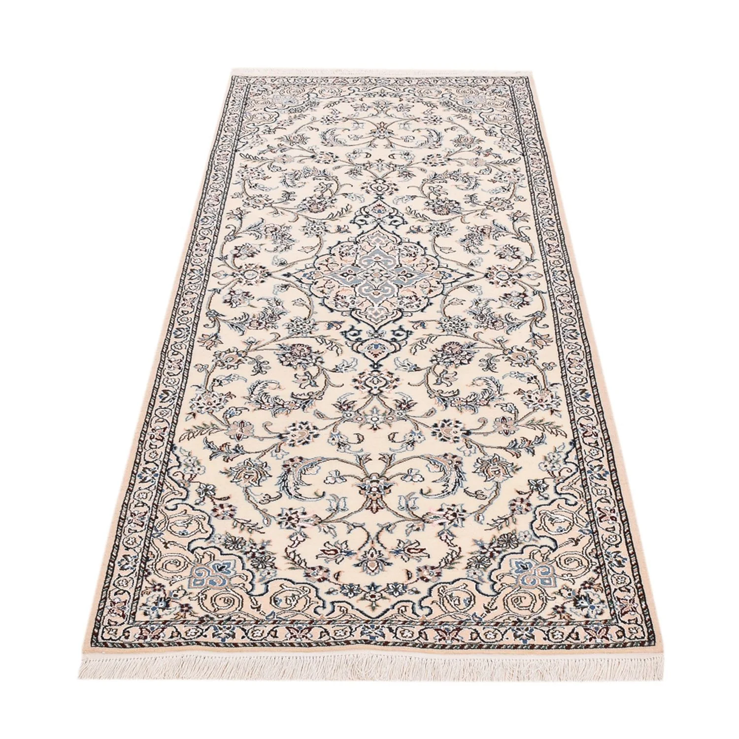 Läufer Perser - Nain - Royal - 220 x 91 cm - creme - Image 4