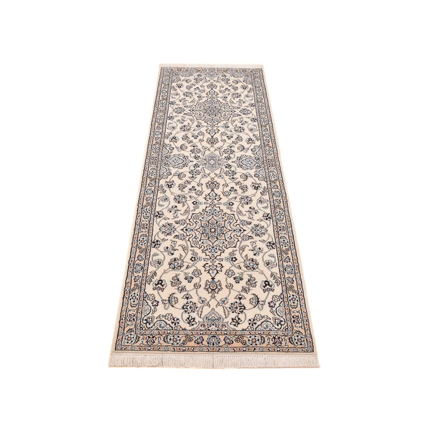 Läufer Perser - Nain - Royal - 225 x 70 cm - weiß - Image 4