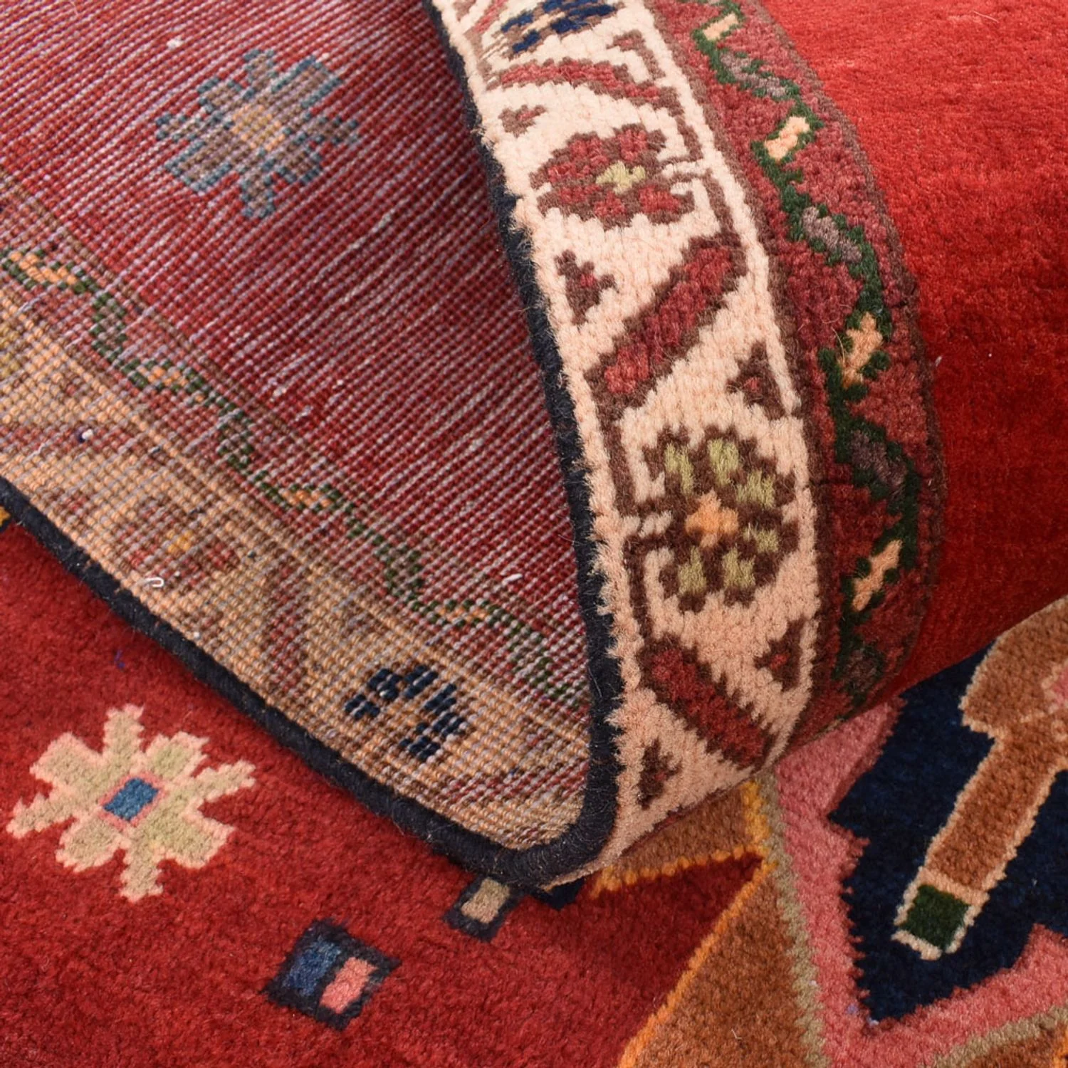 Läufer Perser - Nomadic - 129 x 107 cm - rot - Image 4