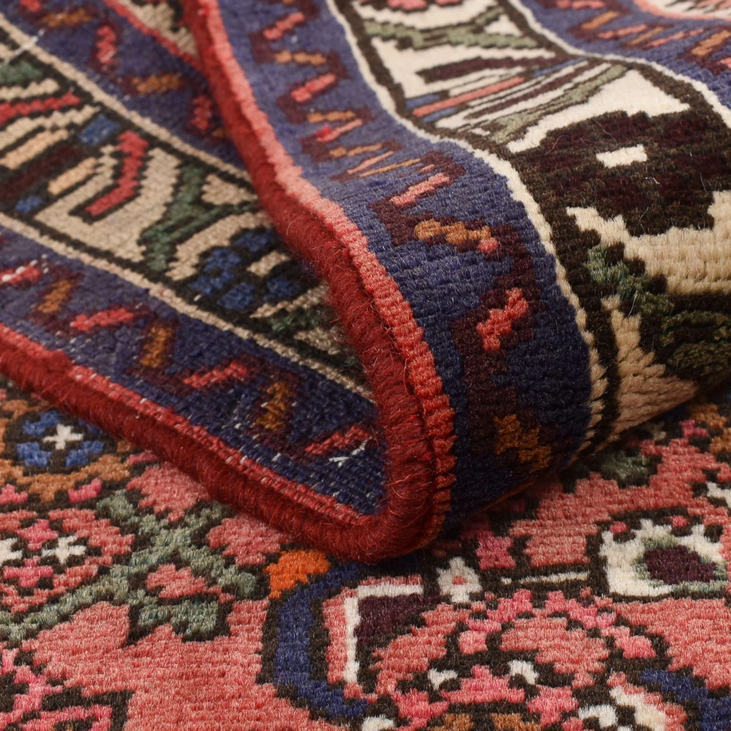 Läufer Perser - Nomadic - 186 x 80 cm - dunkelrot - Image 4