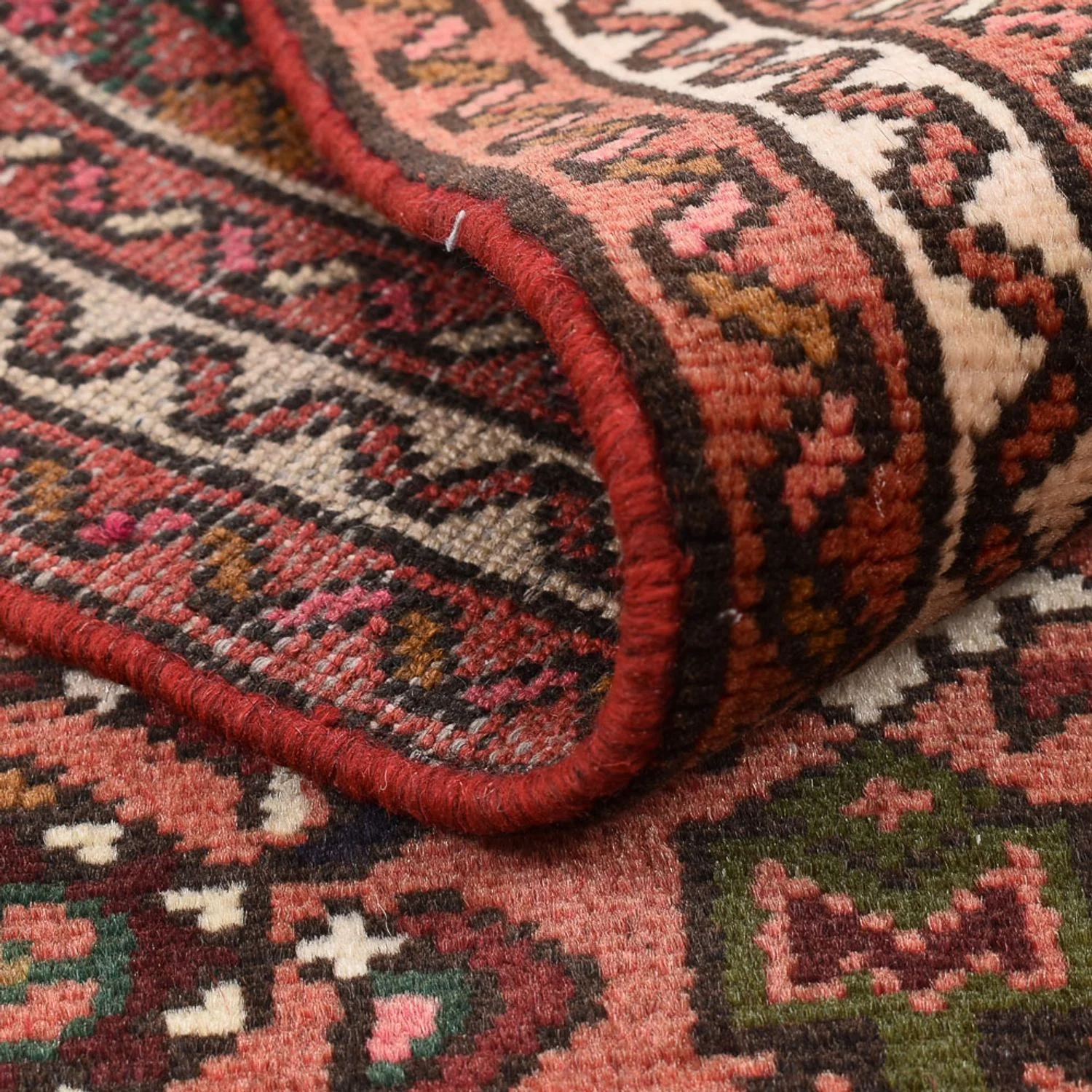 Läufer Perser - Nomadic - 190 x 69 cm - dunkelrot - Image 4