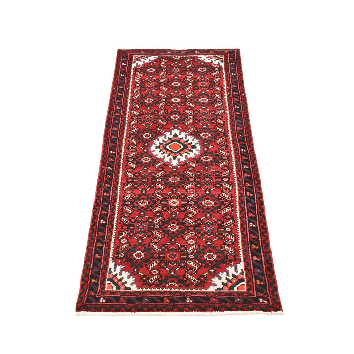 Läufer Perser - Nomadic - 195 x 64 cm - dunkelrot - Image 5