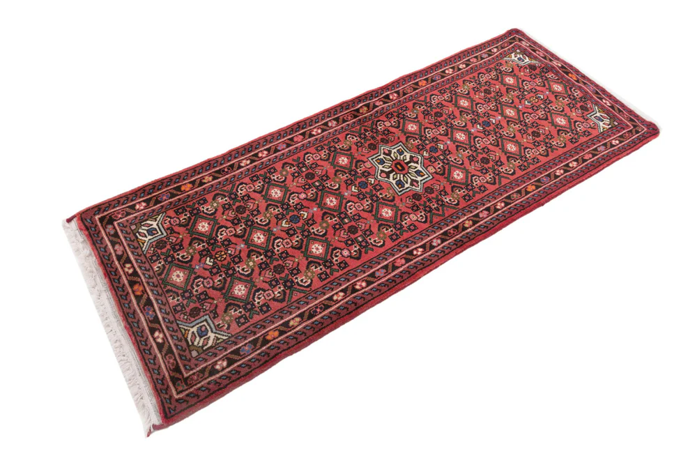 Läufer Perser - Nomadic - 200 x 80 cm - dunkelrot - Image 2