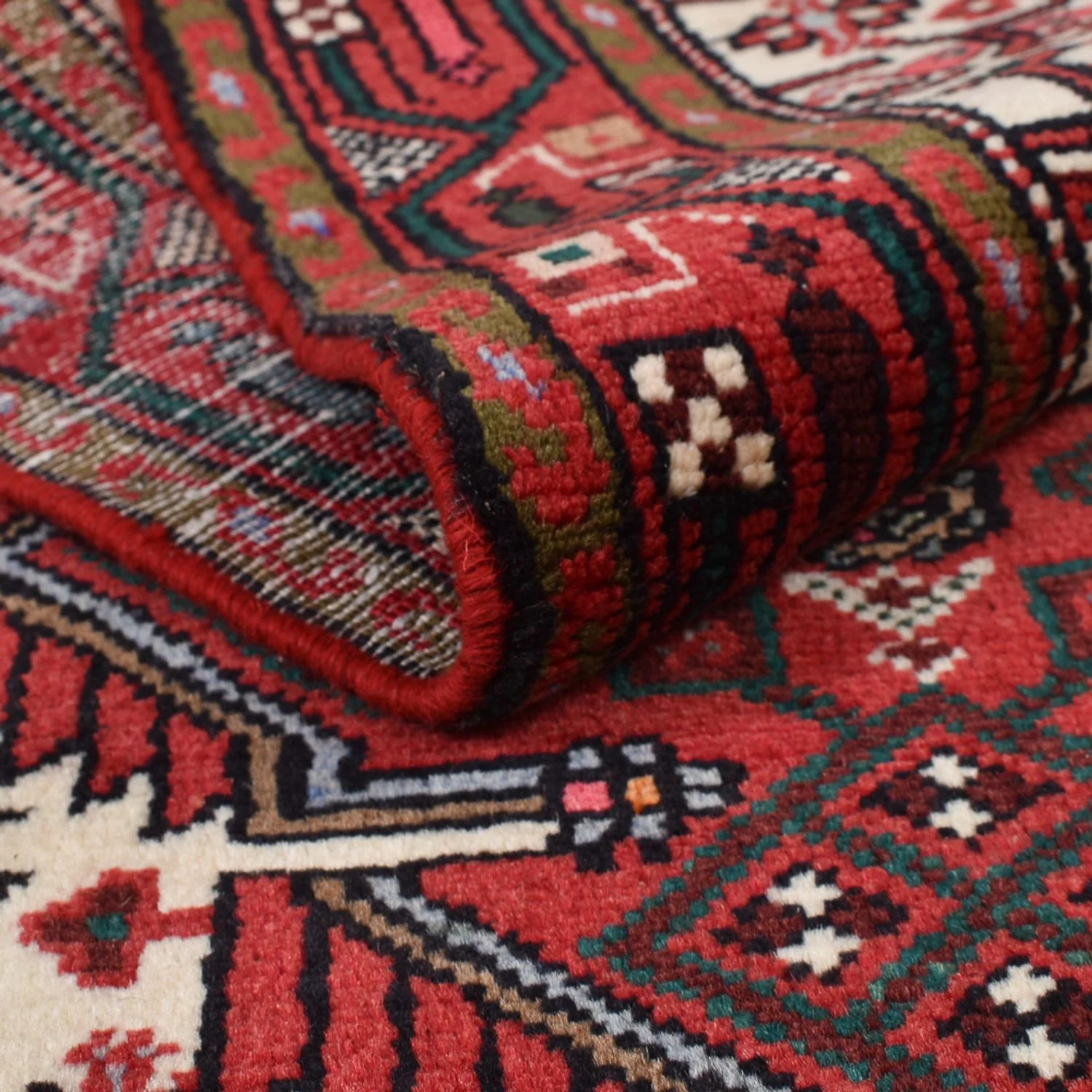 Läufer Perser - Nomadic - 247 x 82 cm - rot - Image 4
