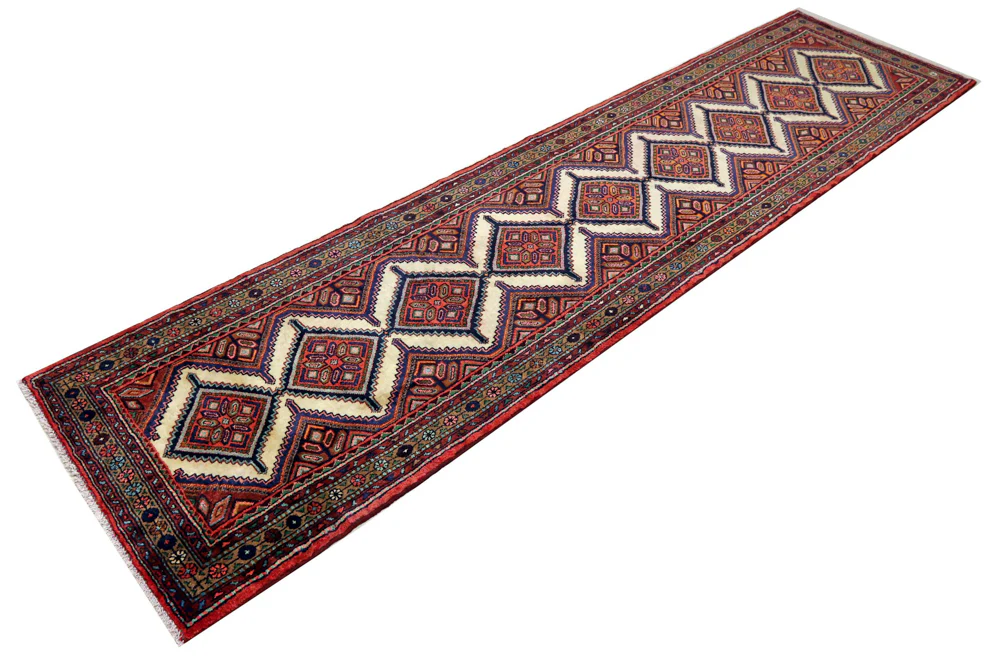 Läufer Perser - Nomadic - 348 x 87 cm - dunkelbeige - Image 2