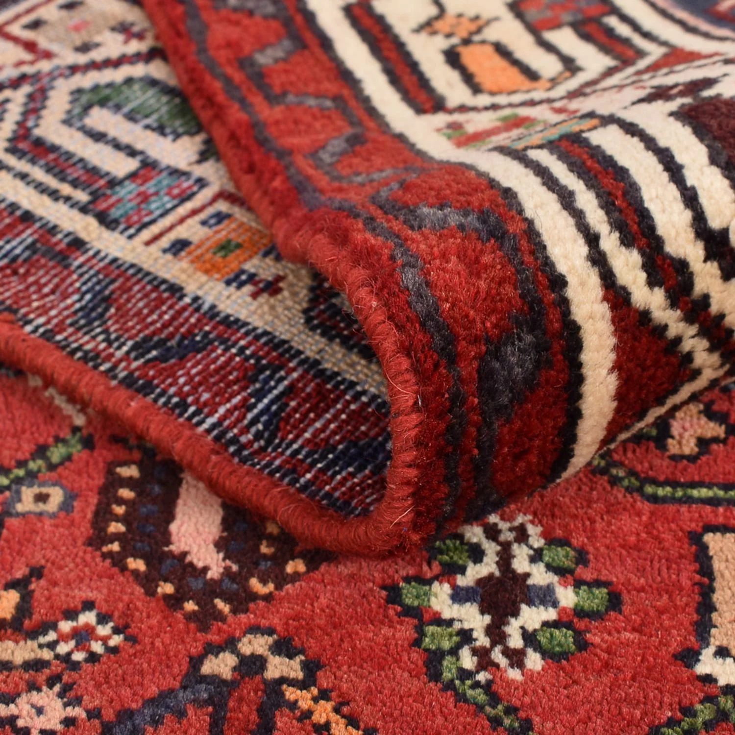 Läufer Perser - Nomadic - 373 x 87 cm - rot - Image 4