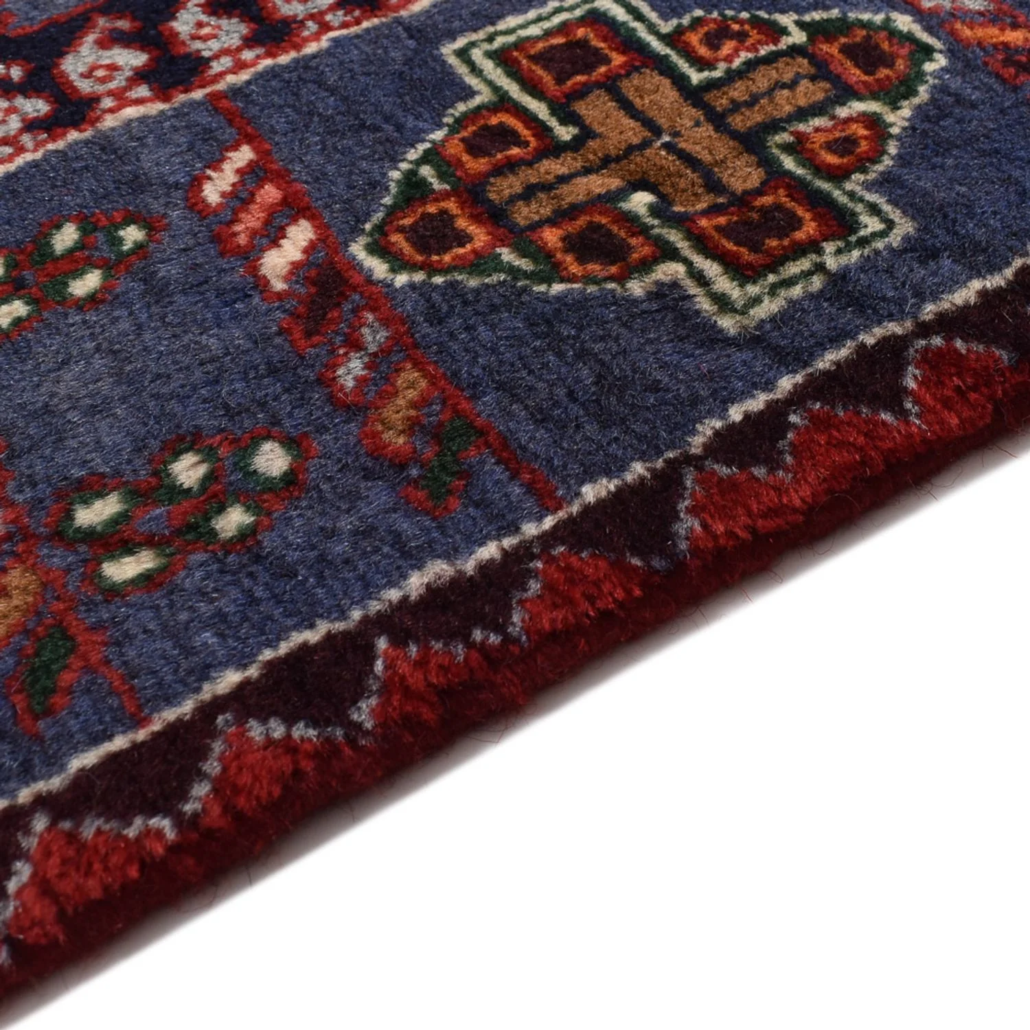 Läufer Perser - Nomadic - 382 x 168 cm - dunkelrot - Image 3
