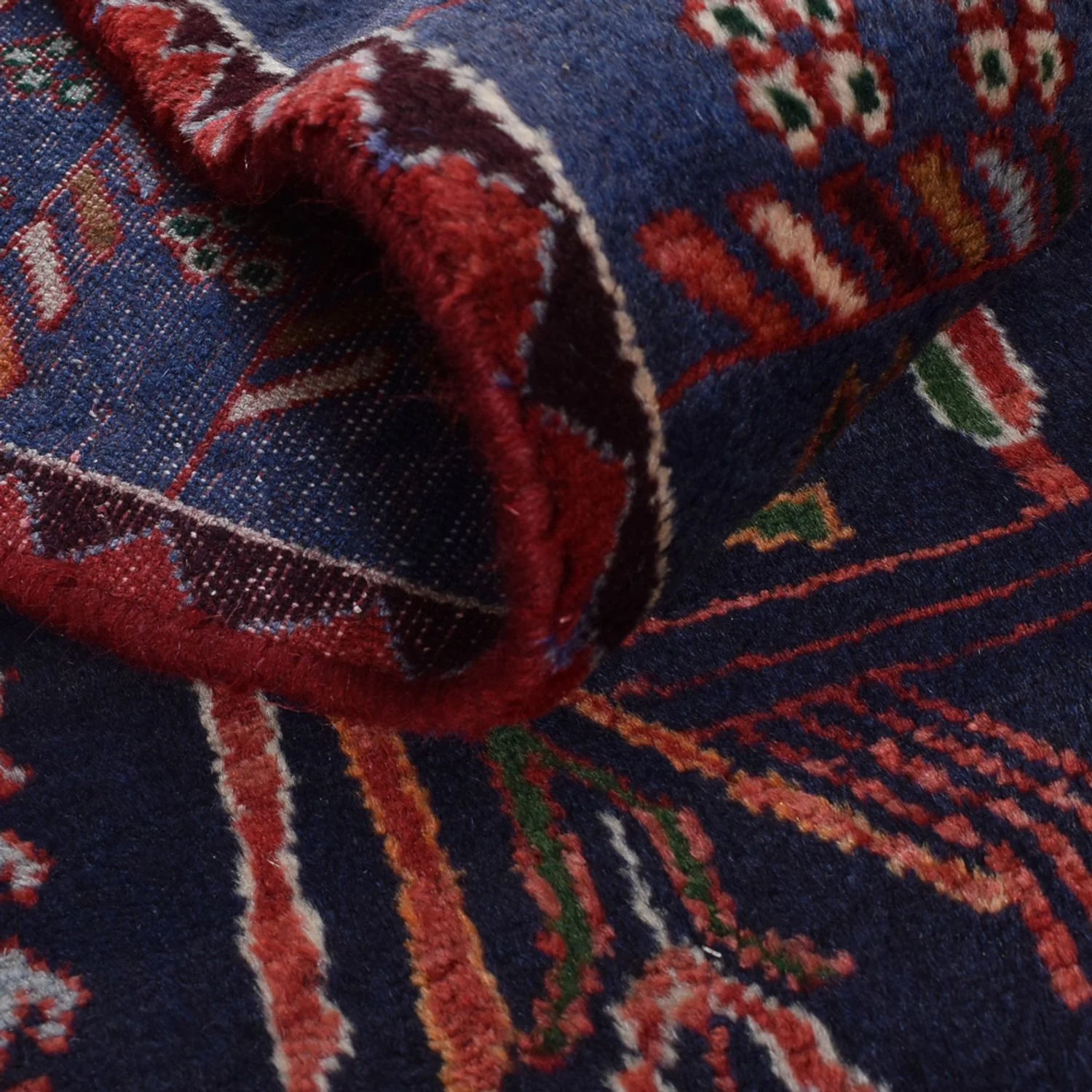 Läufer Perser - Nomadic - 382 x 168 cm - dunkelrot - Image 4