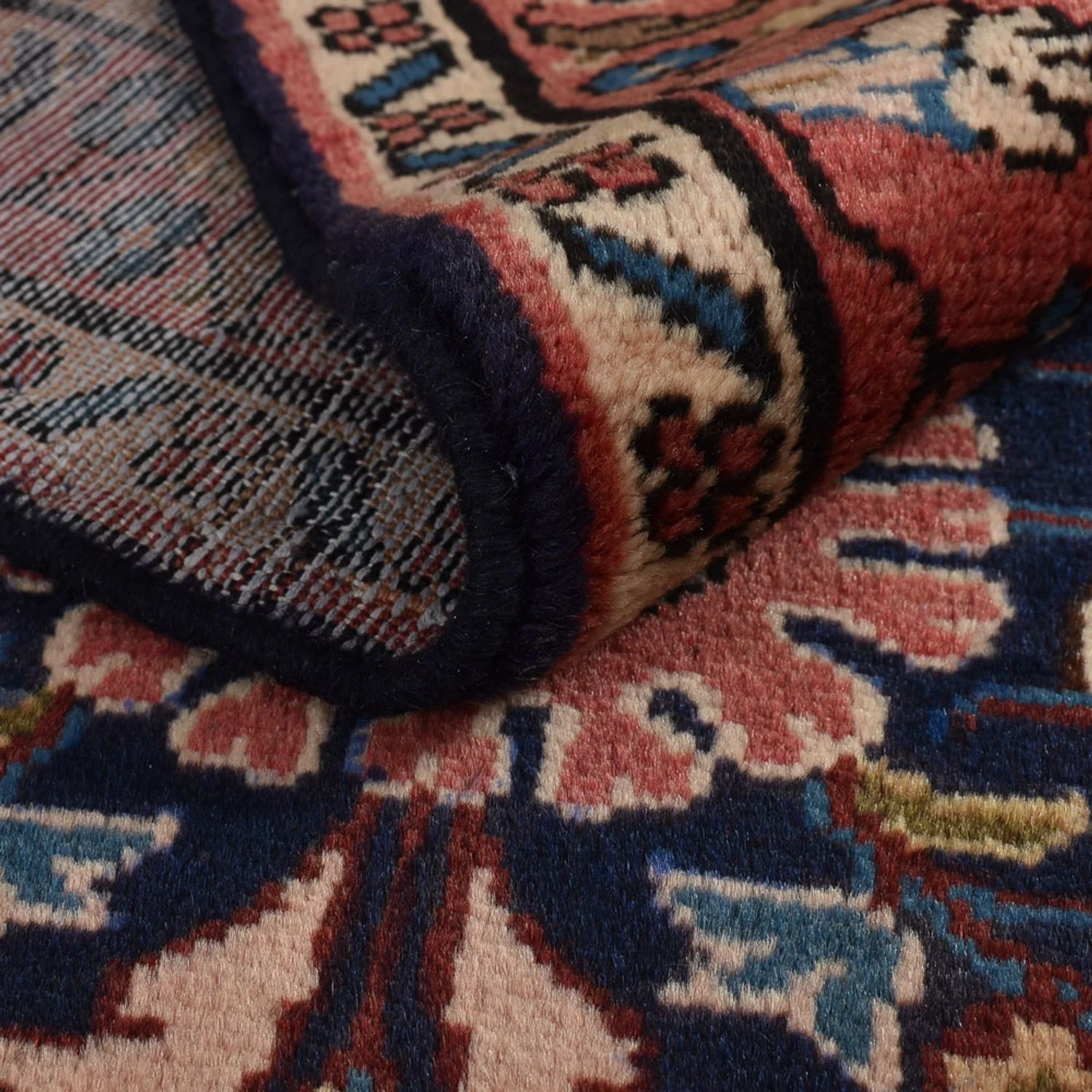 Läufer Perser - Nomadic - 435 x 102 cm - dunkelblau - Image 4
