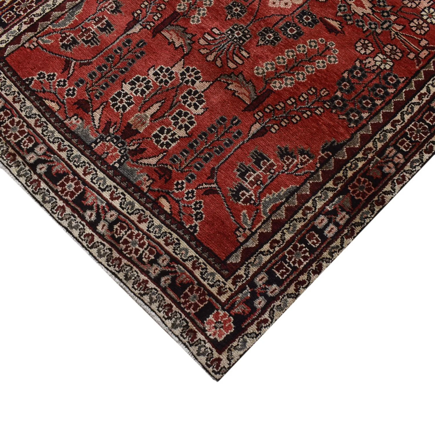 Läufer Perser - Täbriz - 398 x 110 cm - rot - Image 2