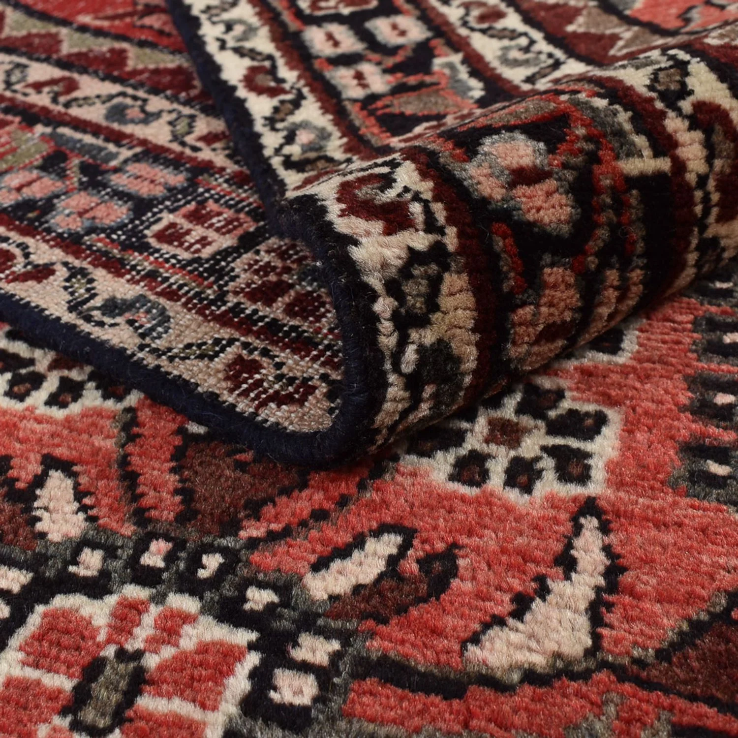 Läufer Perser - Täbriz - 398 x 110 cm - rot - Image 4