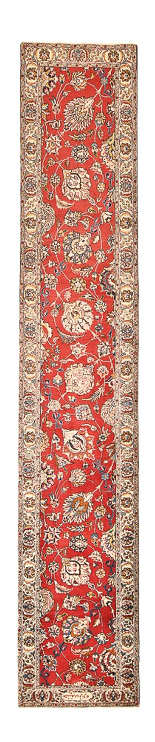 Läufer Perser - Täbriz - 398 x 72 cm - rot