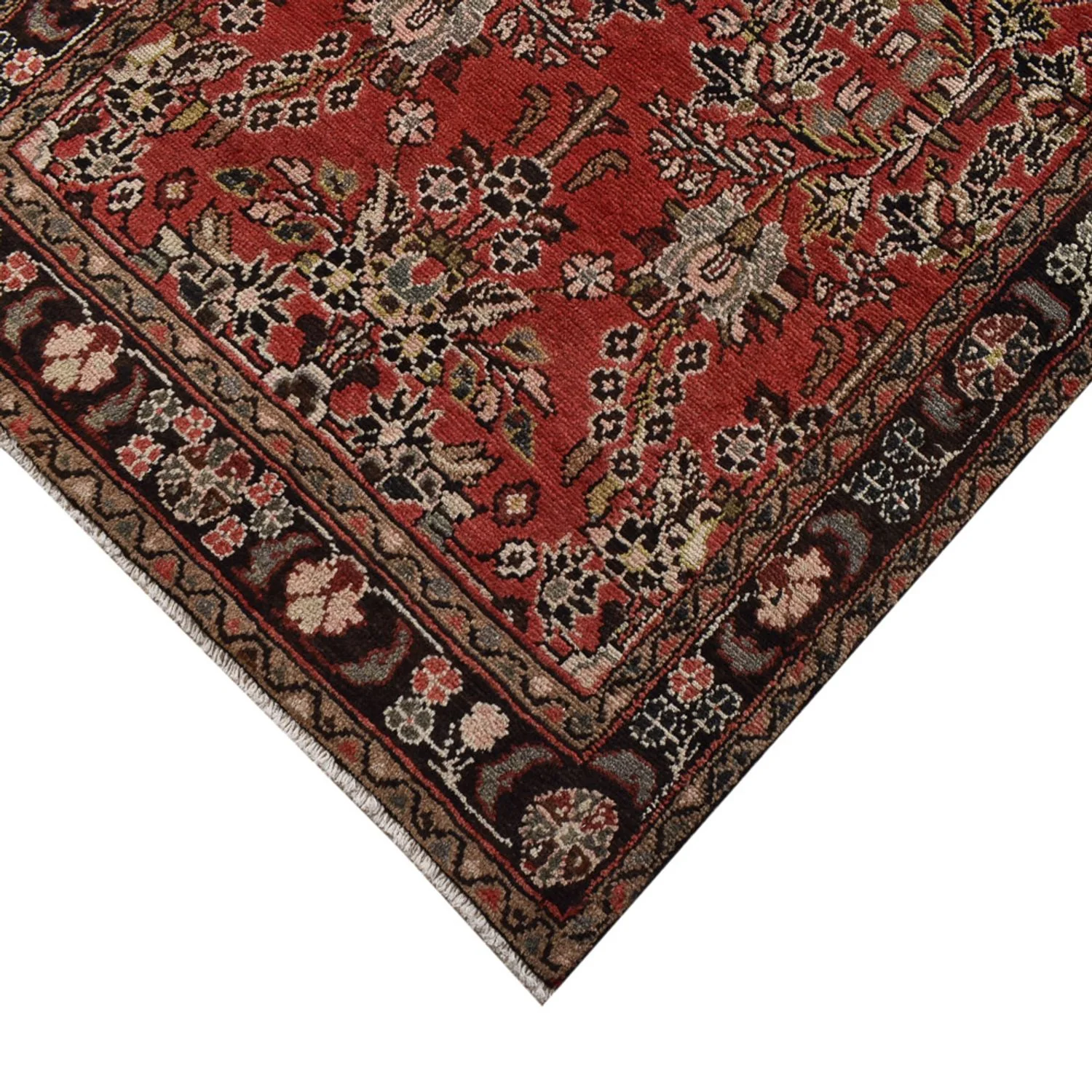 Läufer Perser - Täbriz - 433 x 95 cm - rot - Image 2