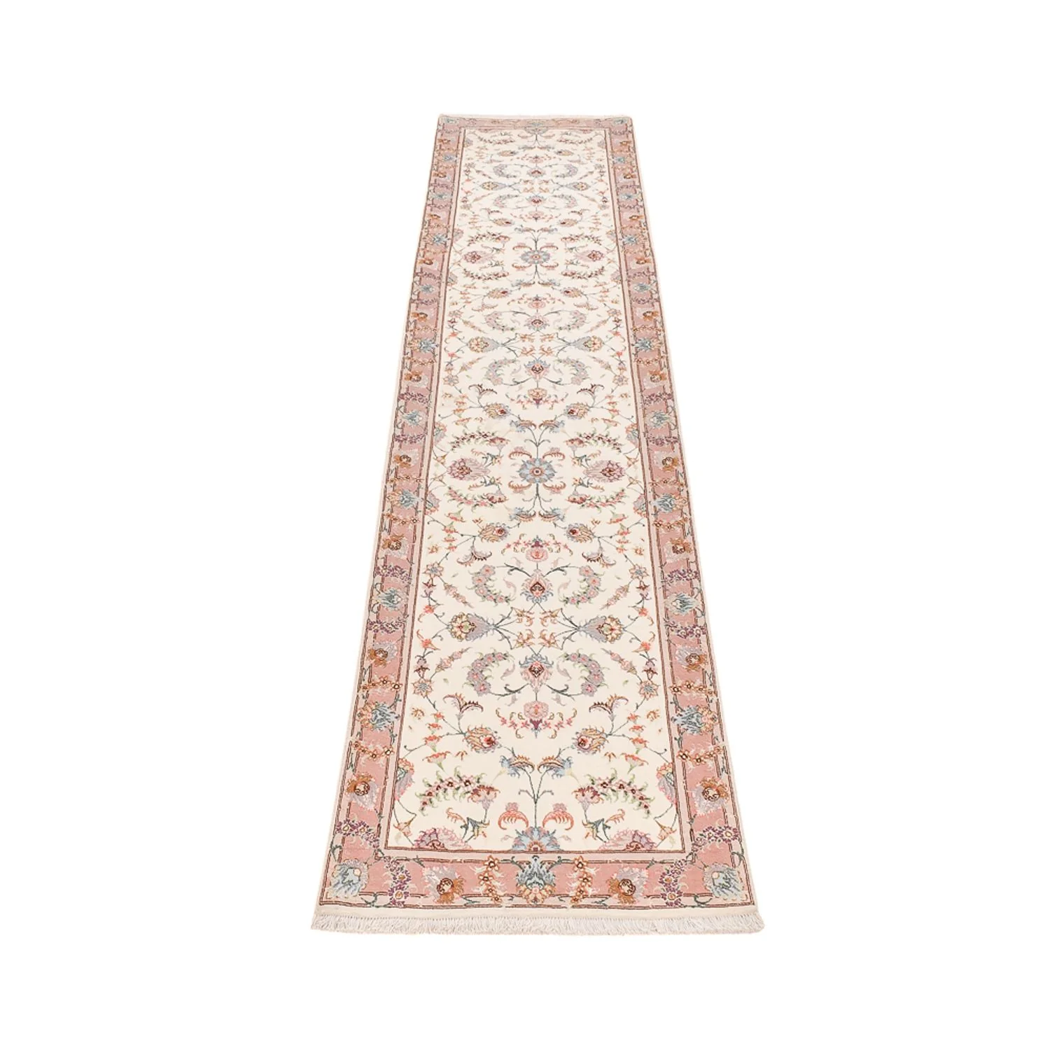 Läufer Perser - Täbriz - Premium - 347 x 77 cm - beige - Image 5