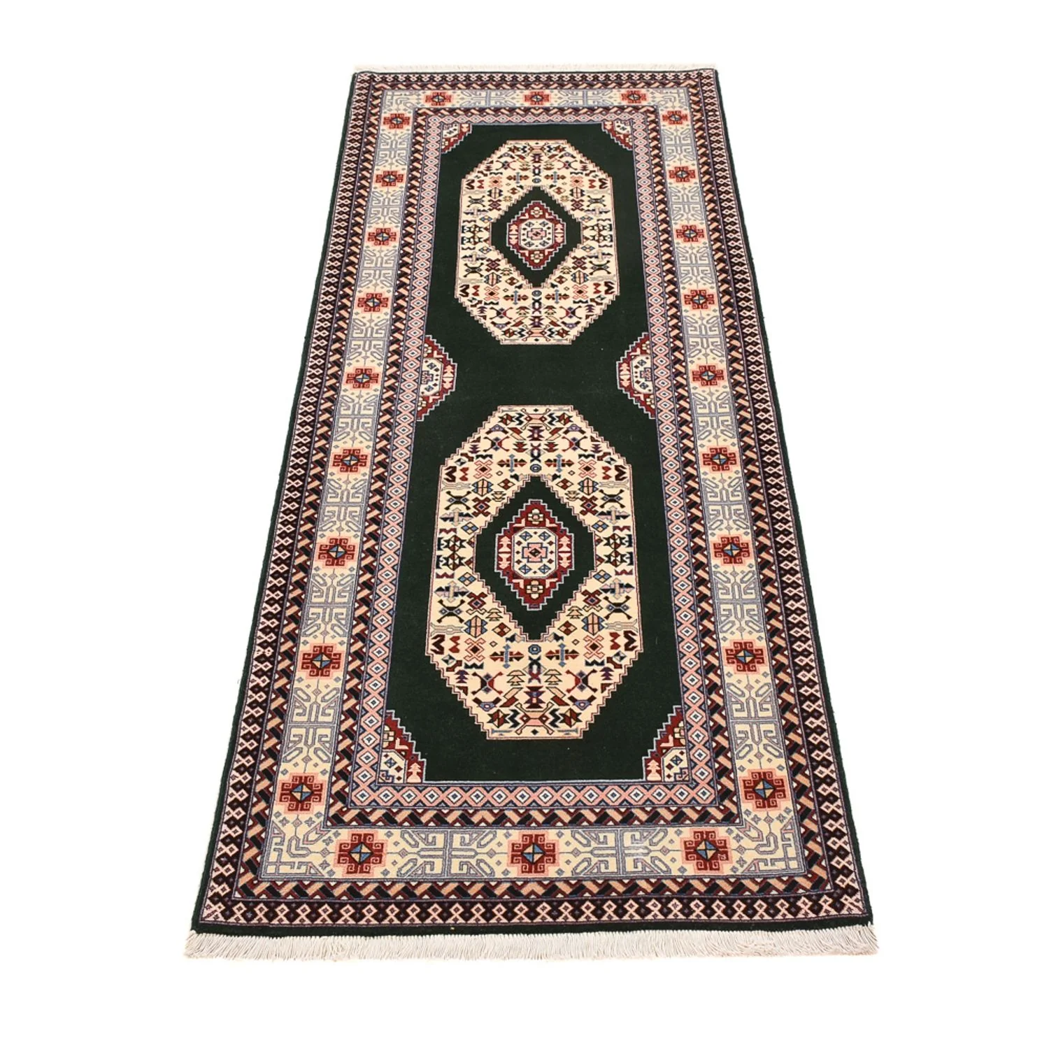 Täbriz - 50 Raj Teppich 202x74cm - Perserteppich - Image 5