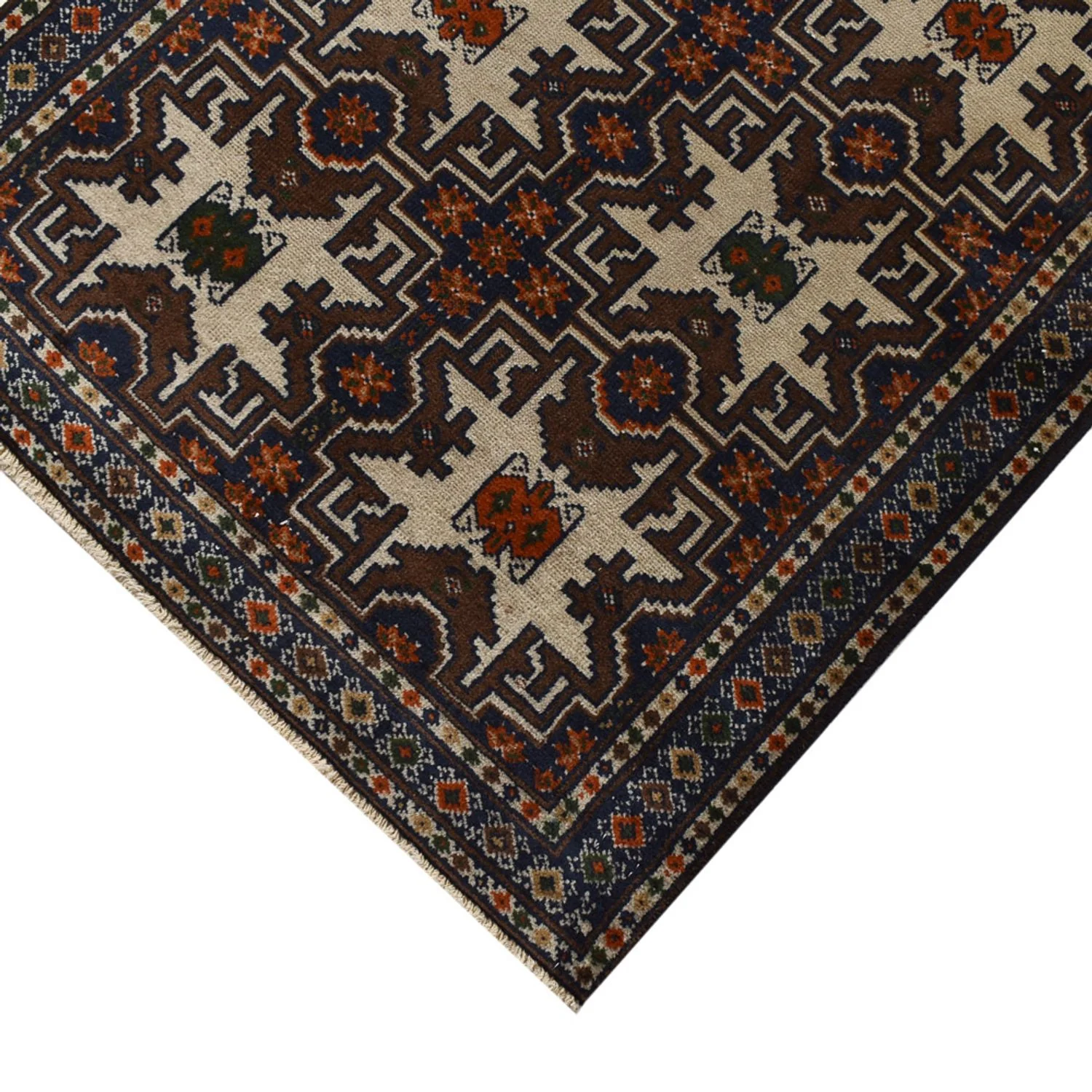 Läufer Turkaman - 366 x 79 cm - dunkelbeige - Image 2