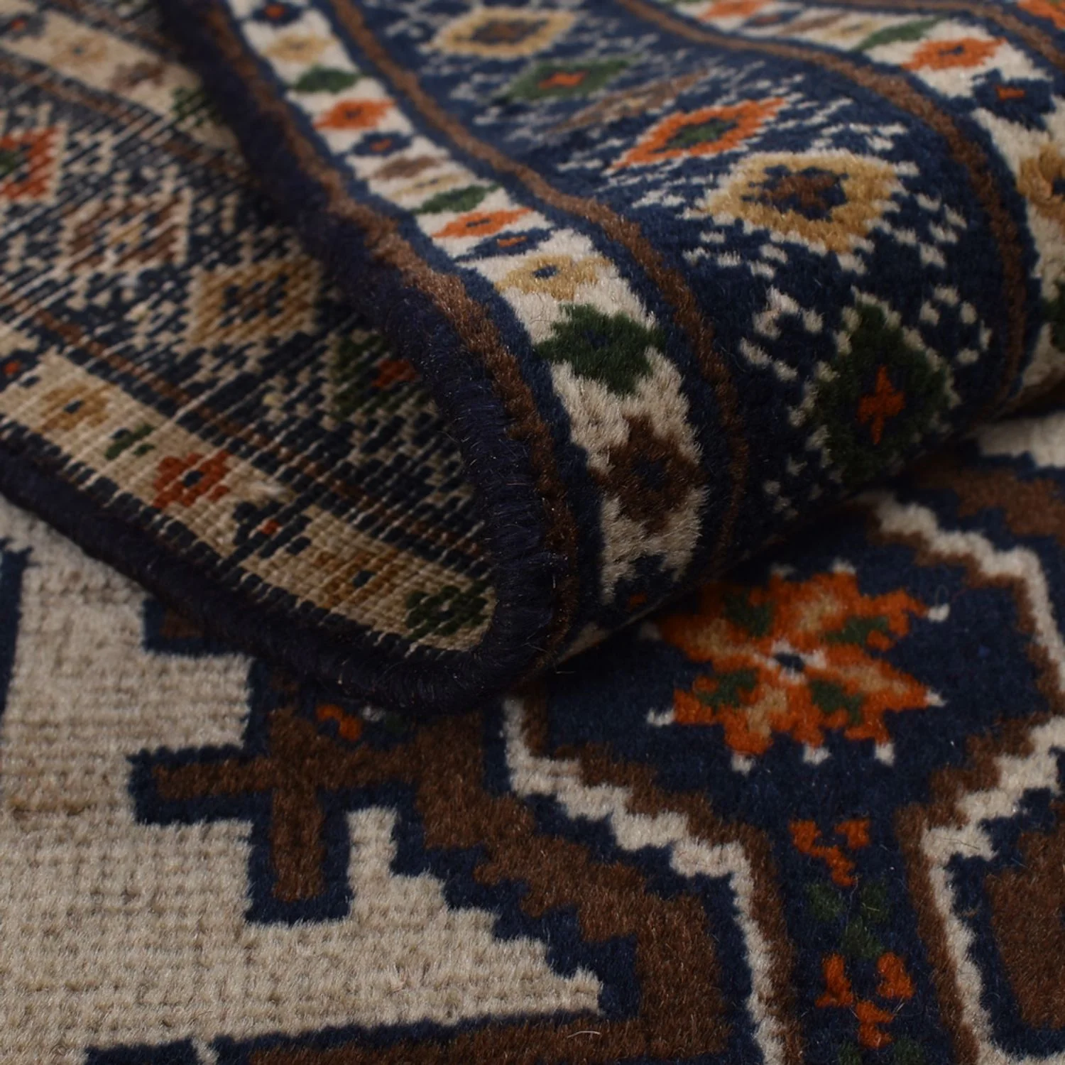 Läufer Turkaman - 366 x 79 cm - dunkelbeige - Image 4